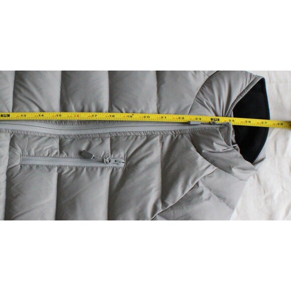 Peter Manning Size 3 New York Grey Duck Down Puffer Jacket zip pockets - Picture 13 of 13